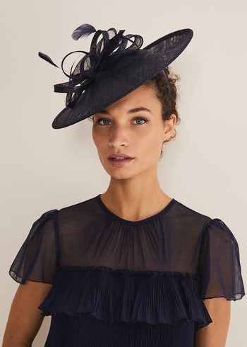 Phase Eight Navy Fascinator Hats Navy USA | 7564019-ZH